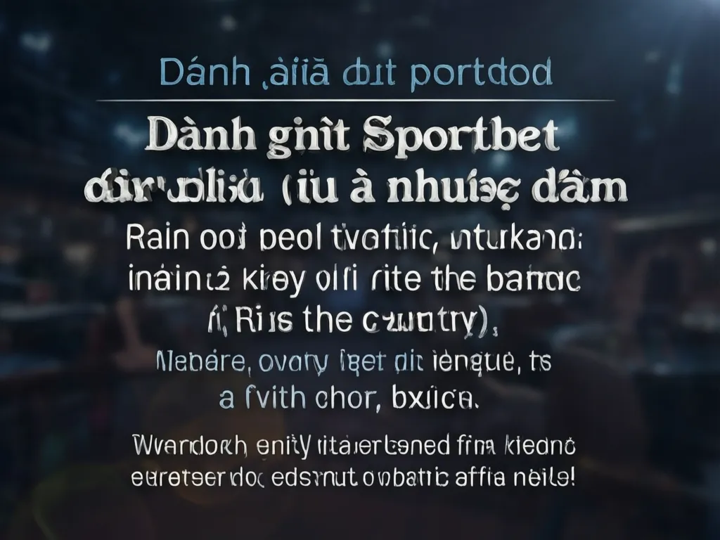 Đánh giá Sportbet